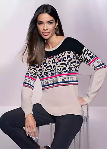 Heine Animal Print Jumper | Kaleidoscope