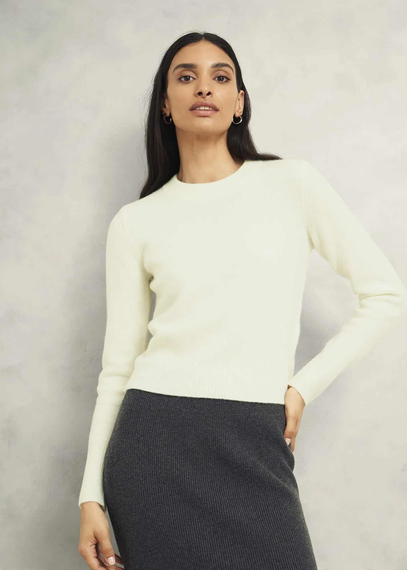 Hoghton Brushed Cashmere Jumper 