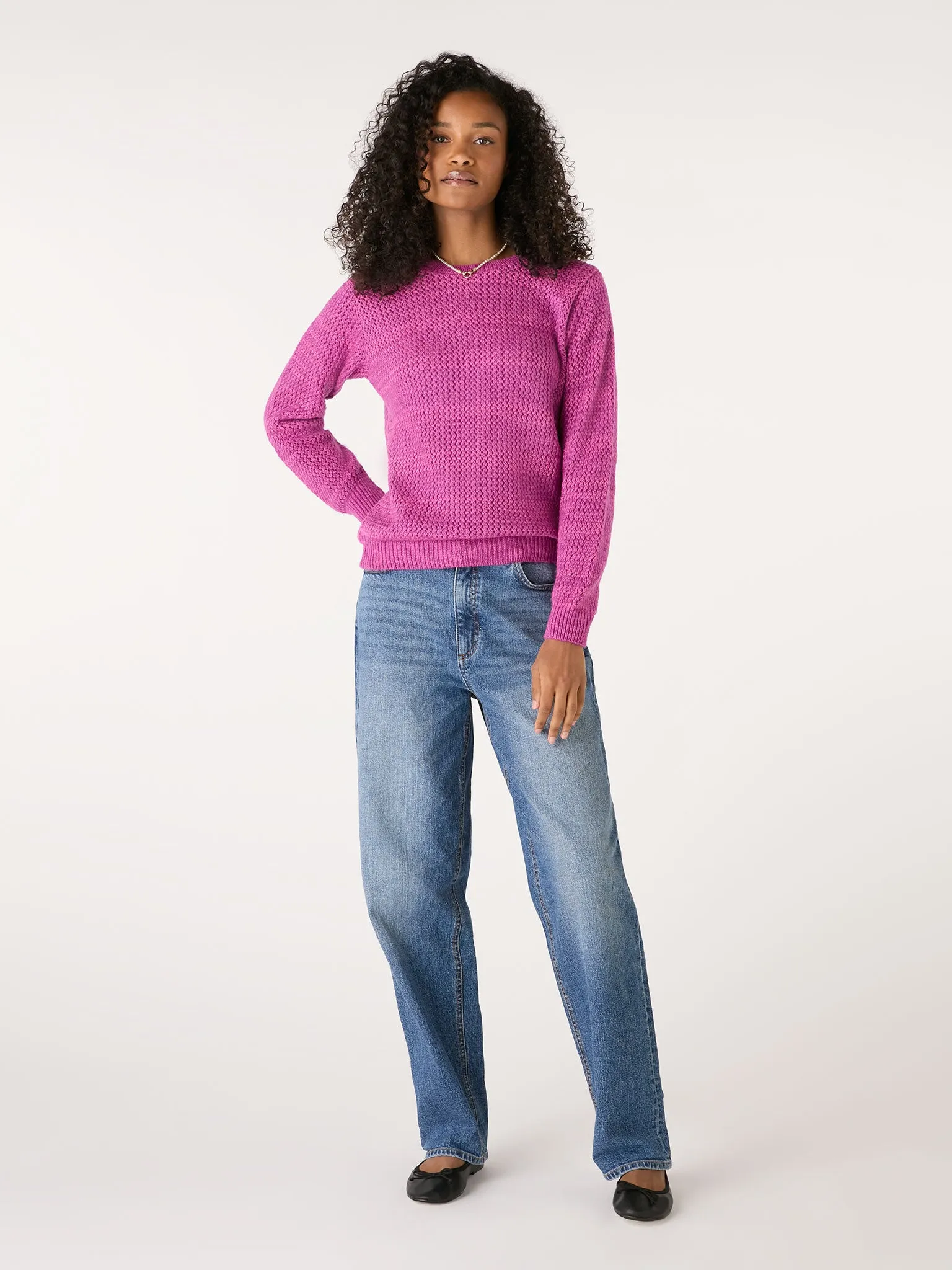 Imogen Jumper in Magenta