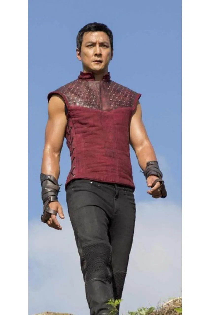 Into the Badlands Daniel Wu Sunny Red Vest