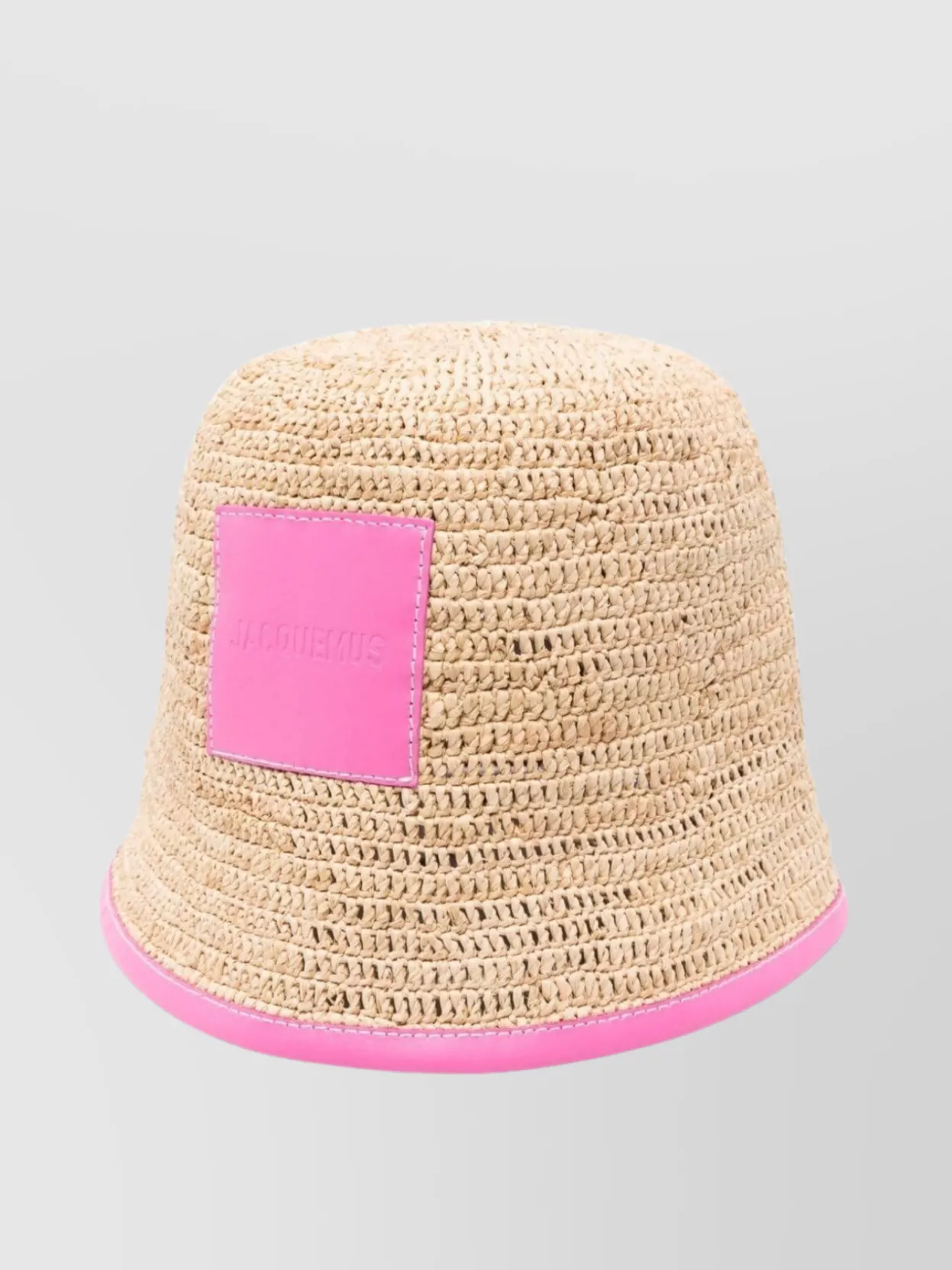 Jacquemus   Soli bucket hat leather trim