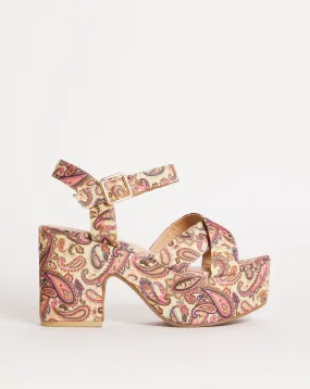 Joe Browns Paisley Wedge Sandals EEE Fit | Simply Be