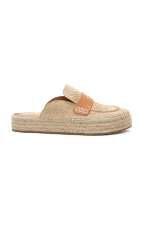 JW Anderson Leather Loafer Espadrillas