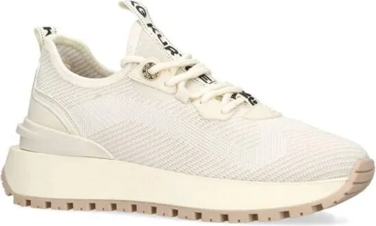 KG Kurt Geiger Louisa knit-panel sneakers Neutrals