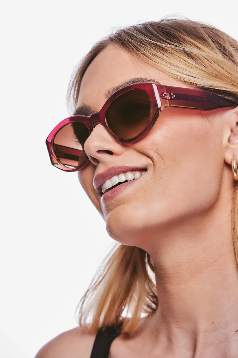 KREWE - LUCY Sunglasses - Hibiscus