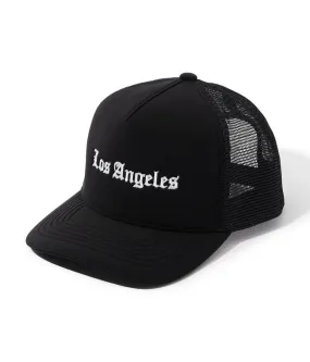 La Embroidered Skubo Trk Hat-Black