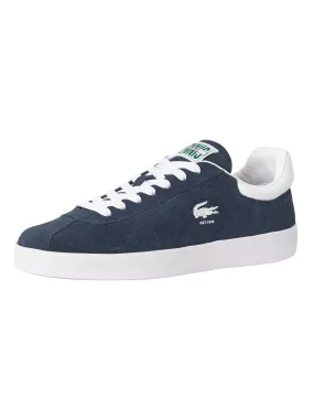 Lacoste Baseshot 223 1 SMA Suede Trainers - Navy/White