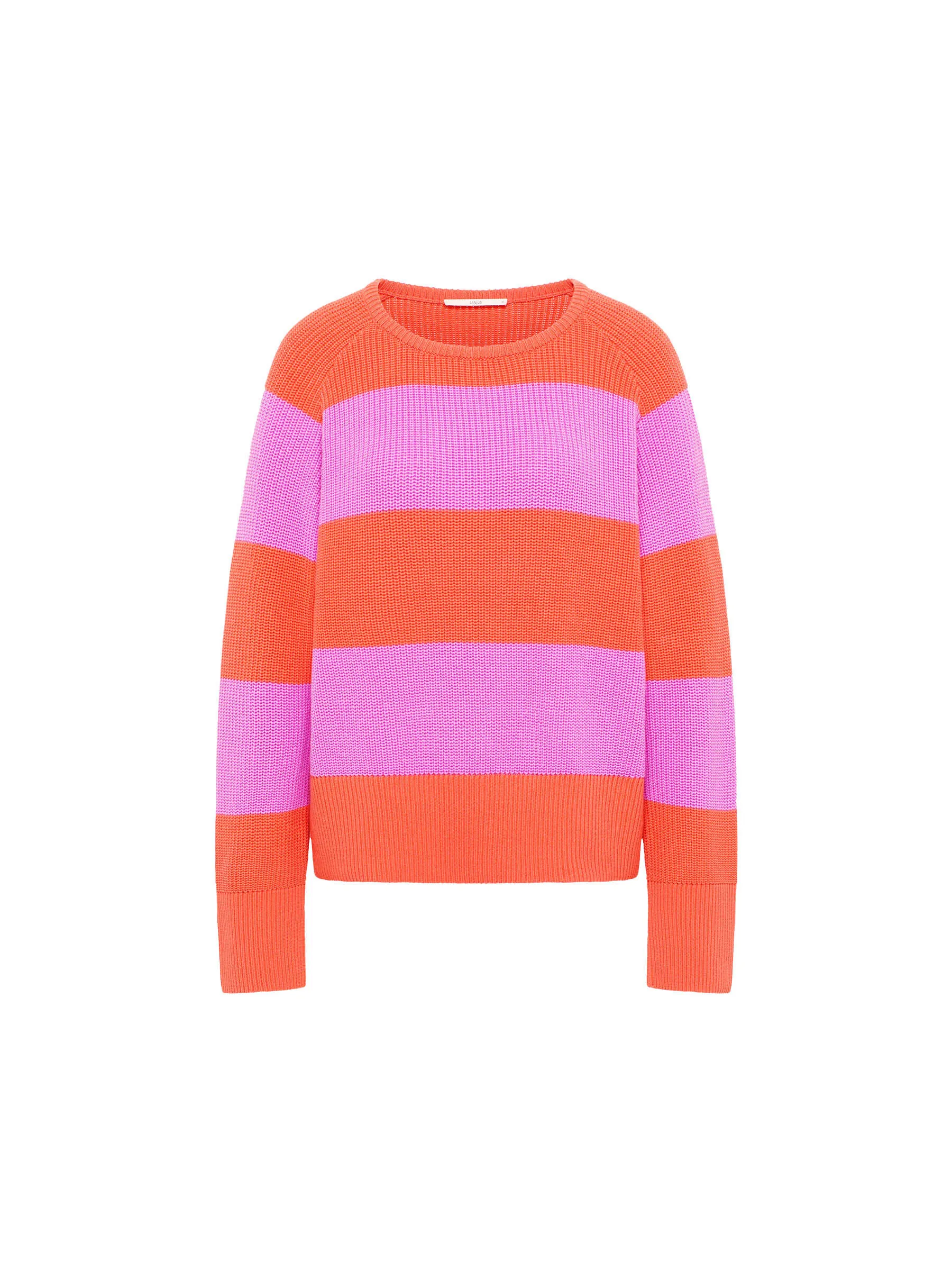 LANIUS Jumper with stripes (GOTS)