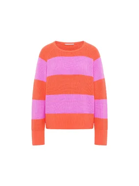 LANIUS Jumper with stripes (GOTS)