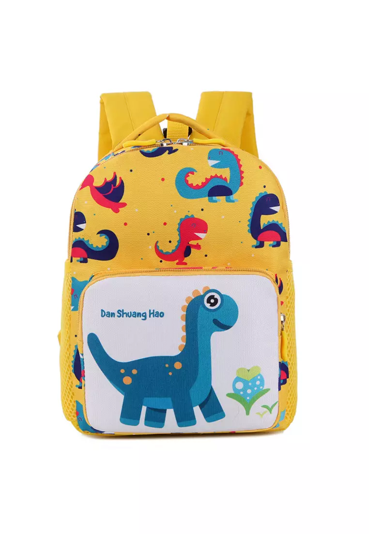 Lara Baby Cute Cartoon Anti-Lost Backpack for Kindergarten Students - Yellow