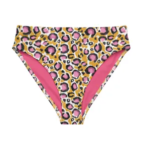 Leopard Lovers High Waisted Bikini Bottom