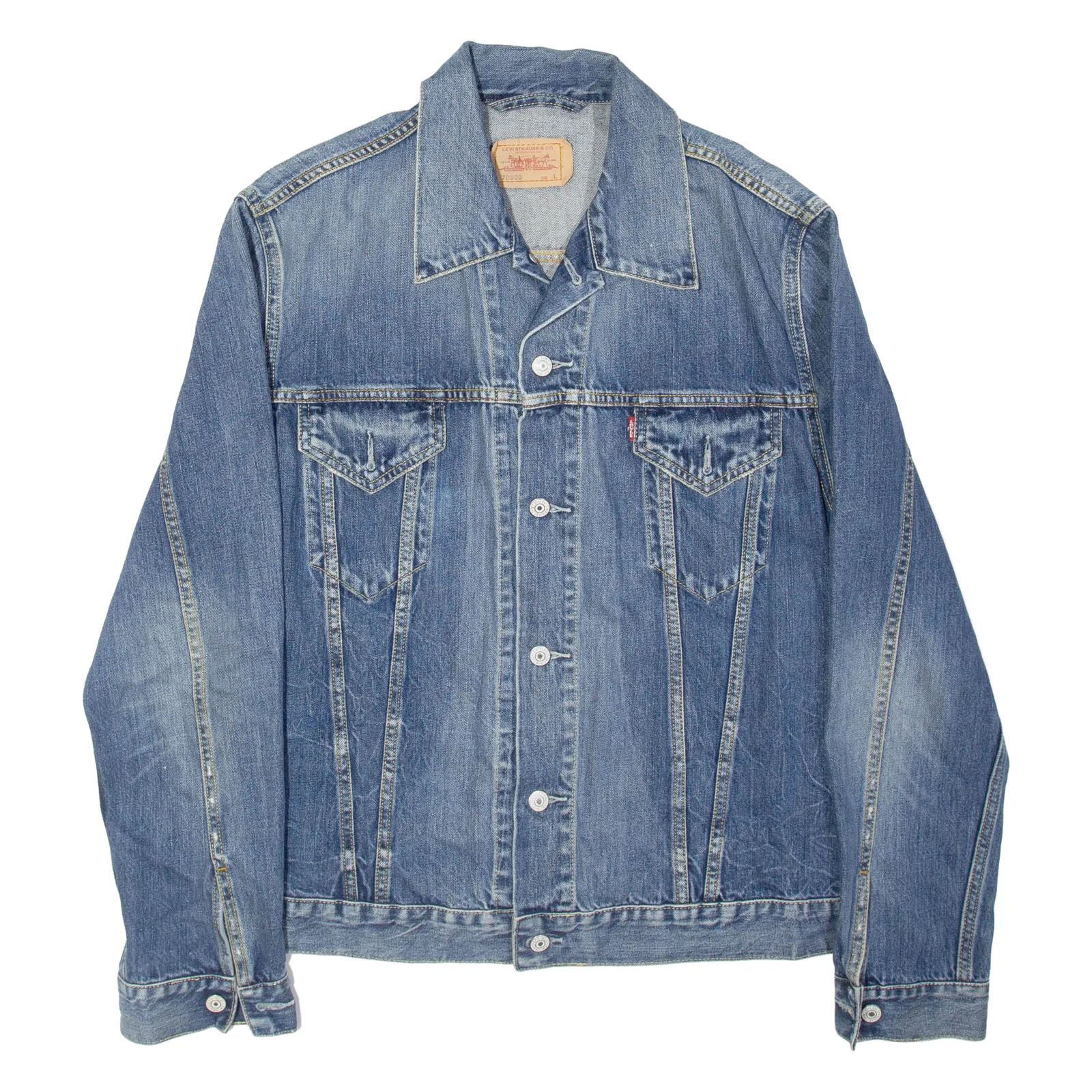 LEVI'S Mens Denim Jacket Blue L