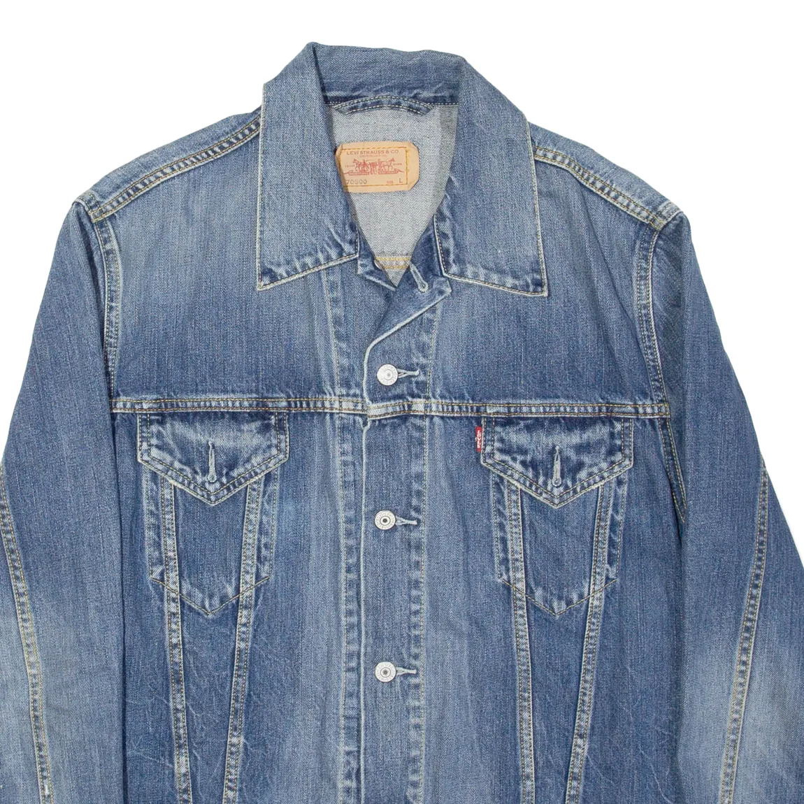 LEVI'S Mens Denim Jacket Blue L