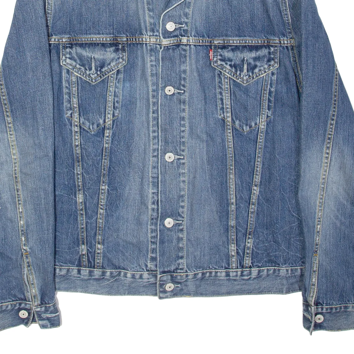 LEVI'S Mens Denim Jacket Blue L