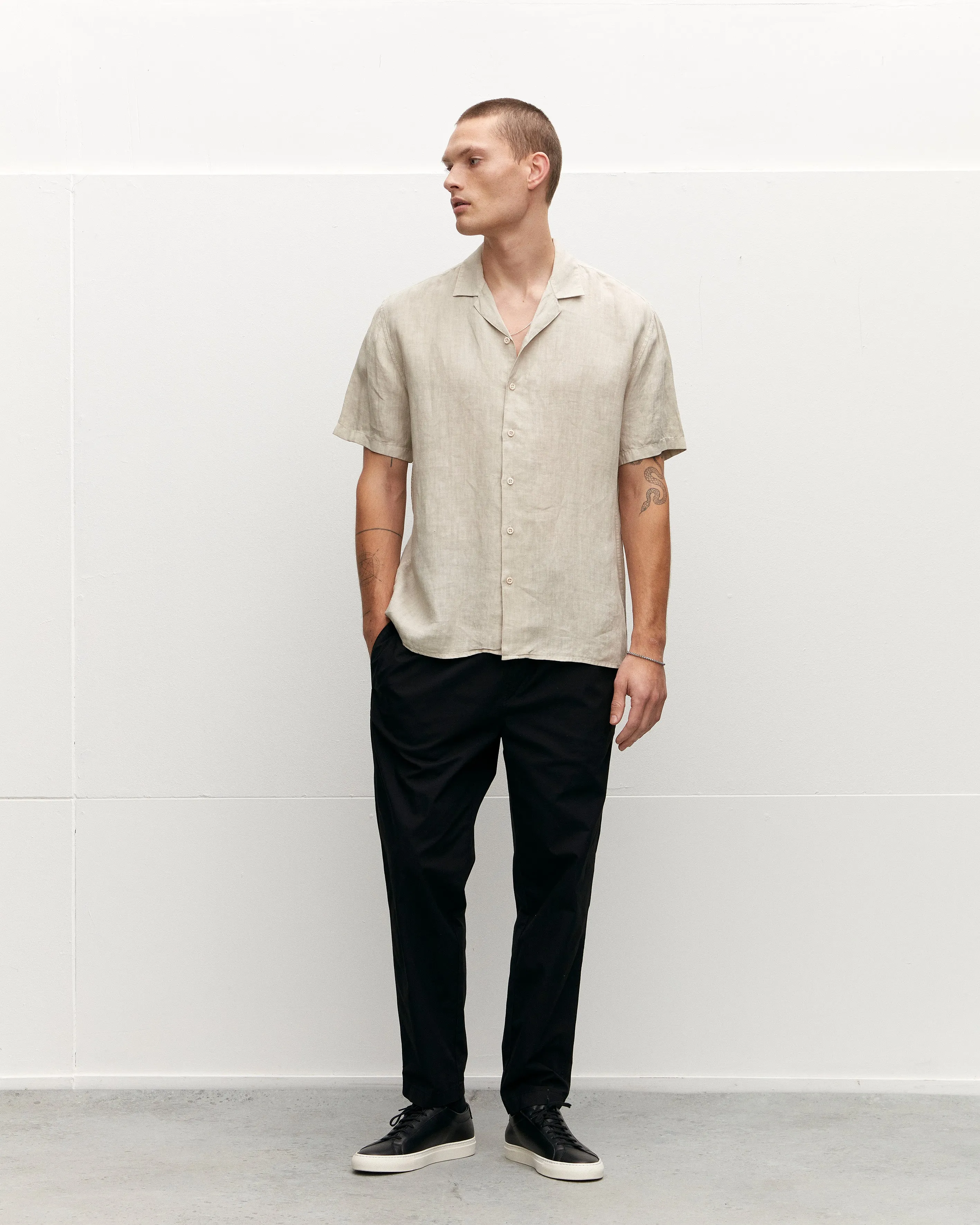 Linen Short Sleeved Shirt