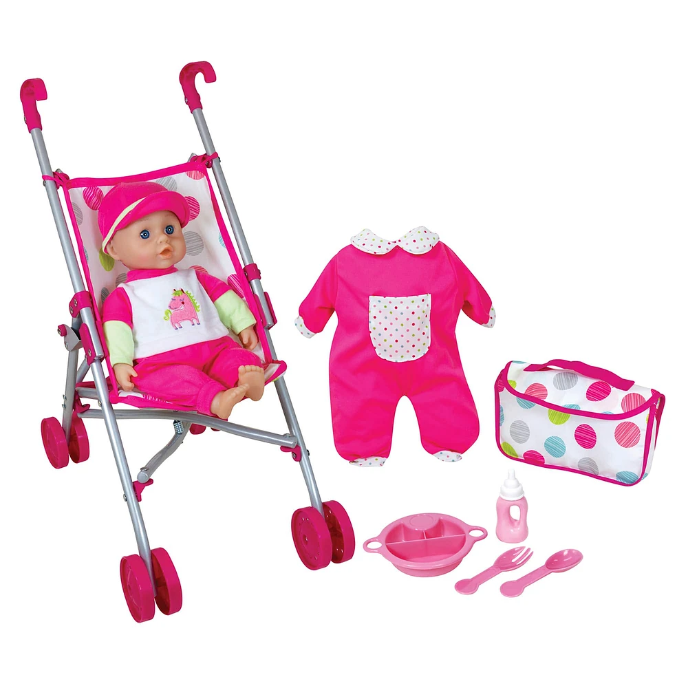 Lissi Dolls Umbrella Stroller Set