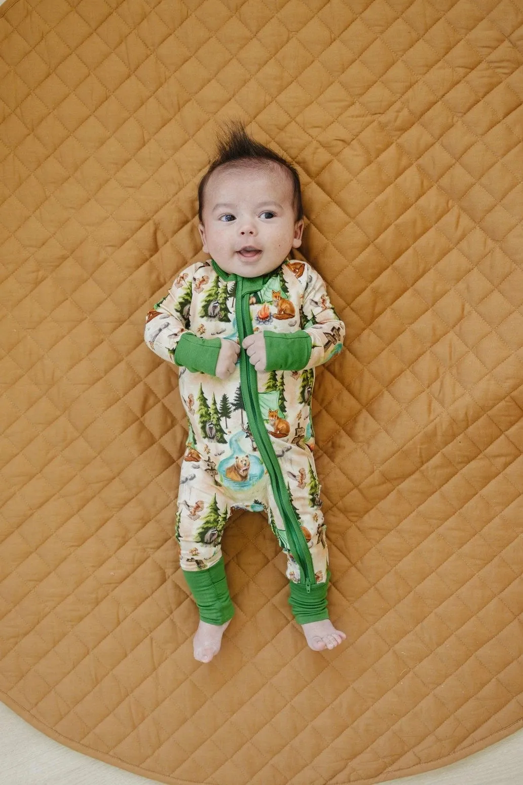 Little Joy Co. Zippy Romper - Camping