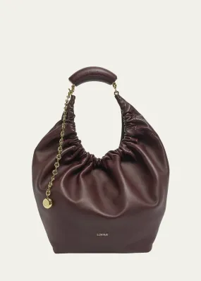 Loewe Squeeze Medium Shoulder Bag in Napa Leather