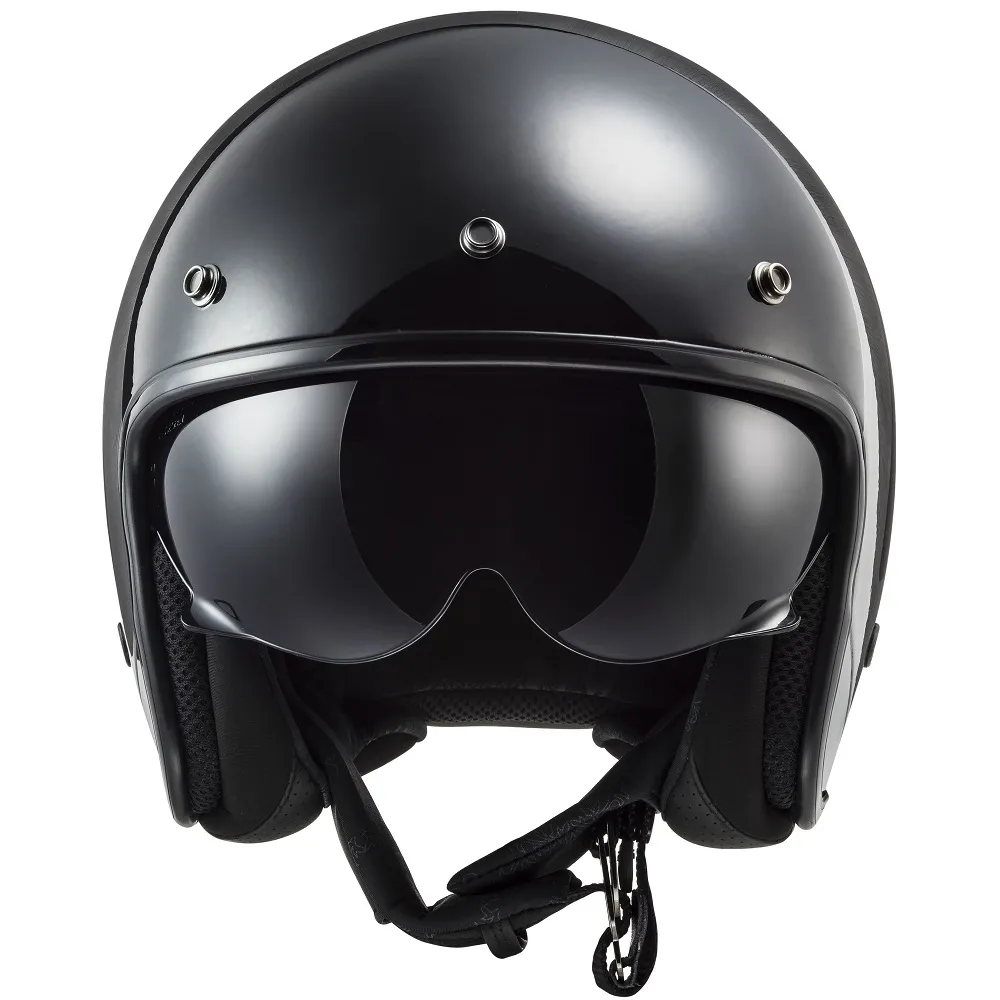 LS2 OF601 Bob II Lines Helmet - Black