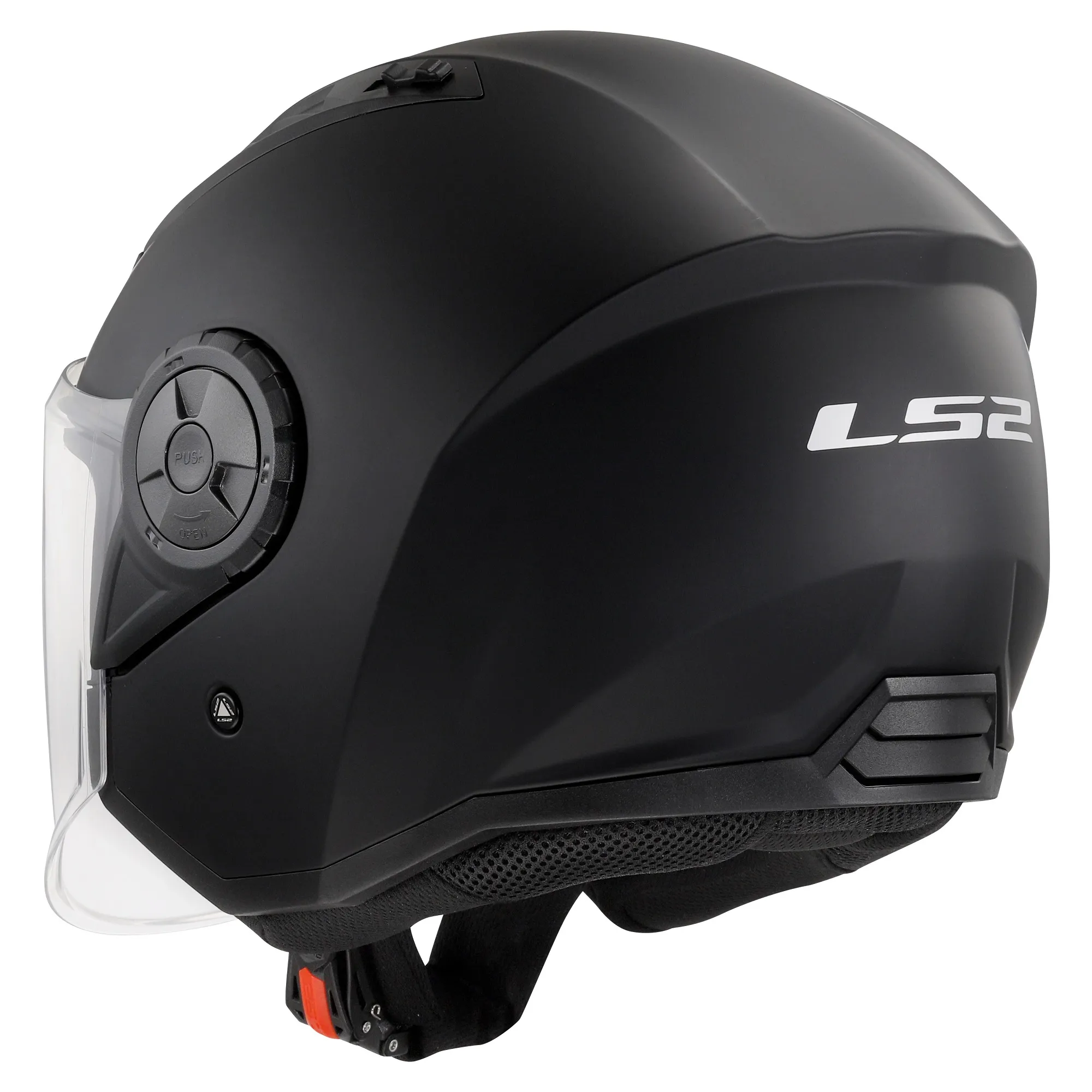 LS2 OF616 Airflow II Plain Helmet - Matt Black