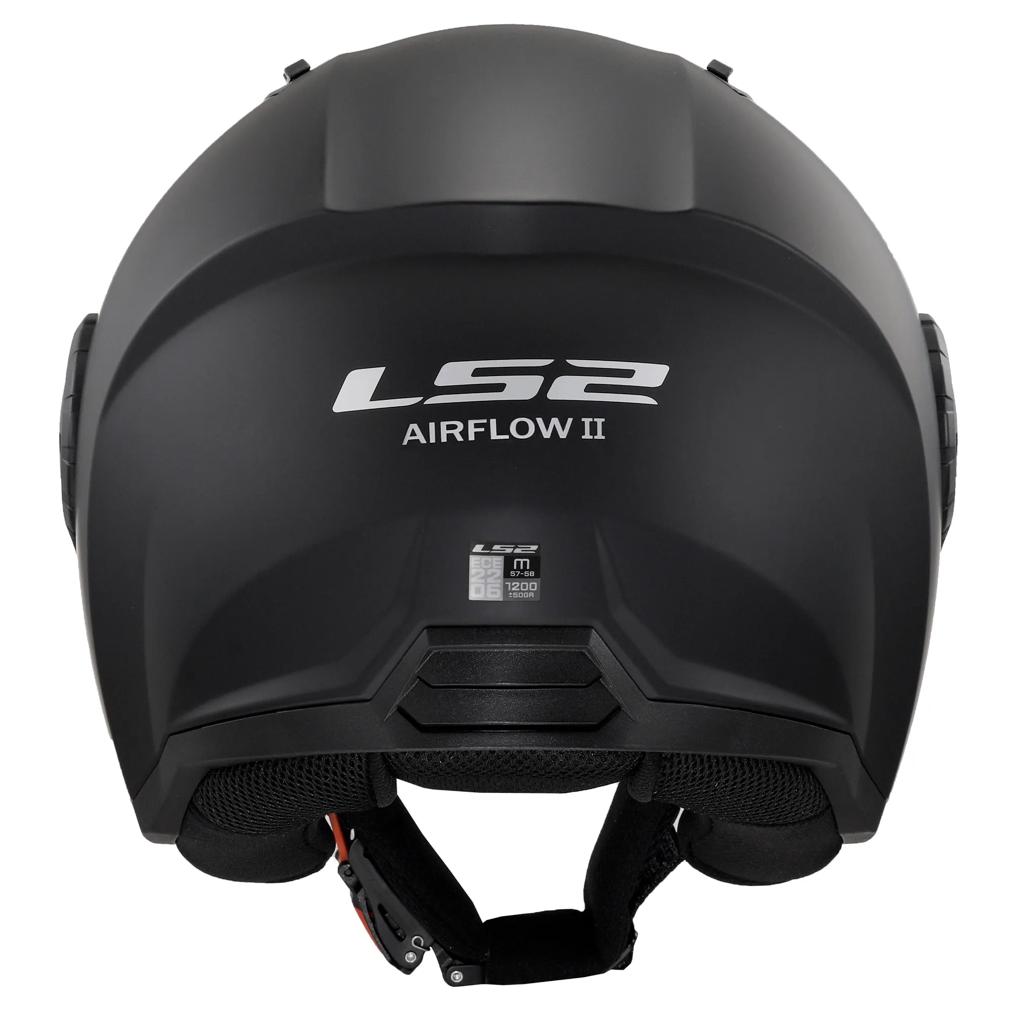 LS2 OF616 Airflow II Plain Helmet - Matt Black