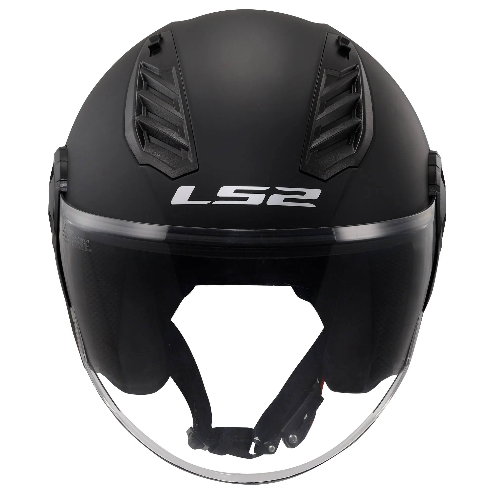 LS2 OF616 Airflow II Plain Helmet - Matt Black