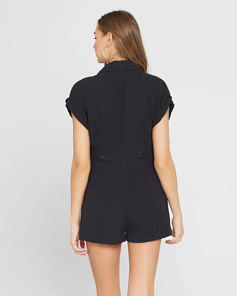 L*SPACE MIKA Romper in Black 