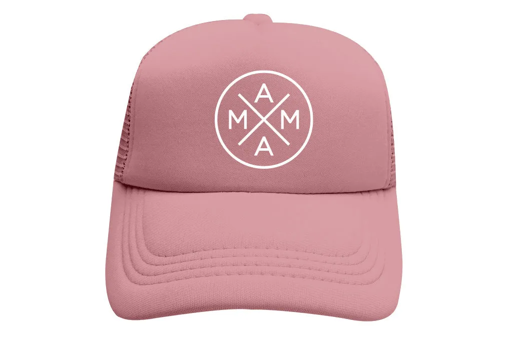 Mama X Trucker Hat - Mauve