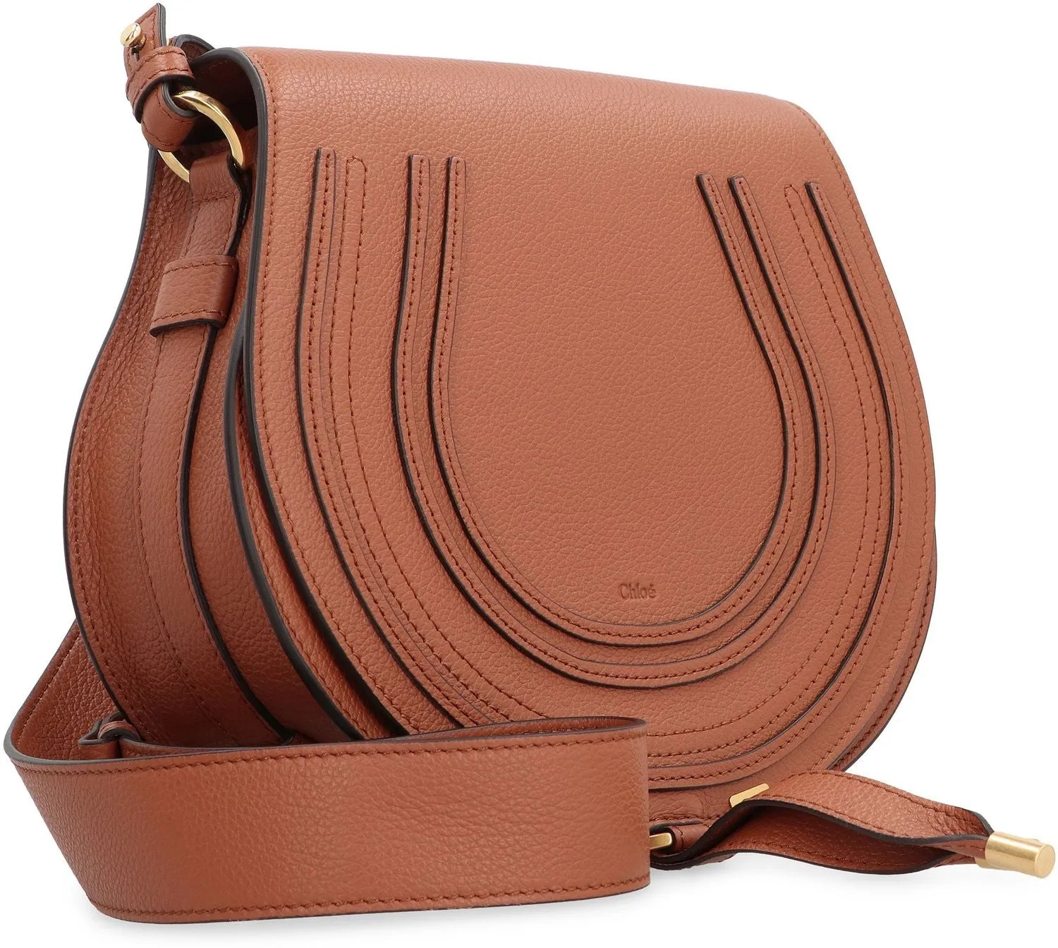 MARCIE LEATHER SADDLE BAG