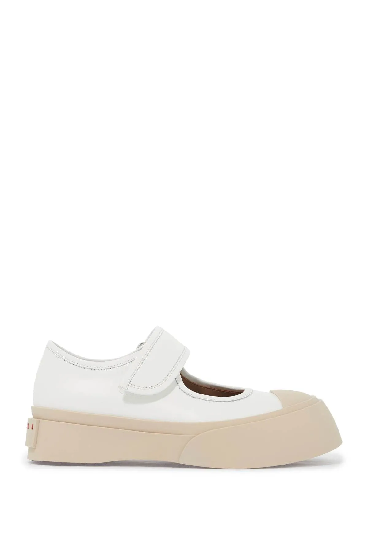 Marni    Marni Pablo Mary Jane Nappa Leather Sneakers