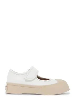 Marni    Marni Pablo Mary Jane Nappa Leather Sneakers