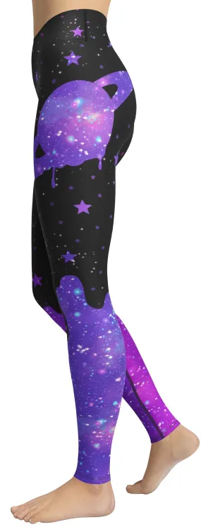 Melting Galaxy Yoga Leggings