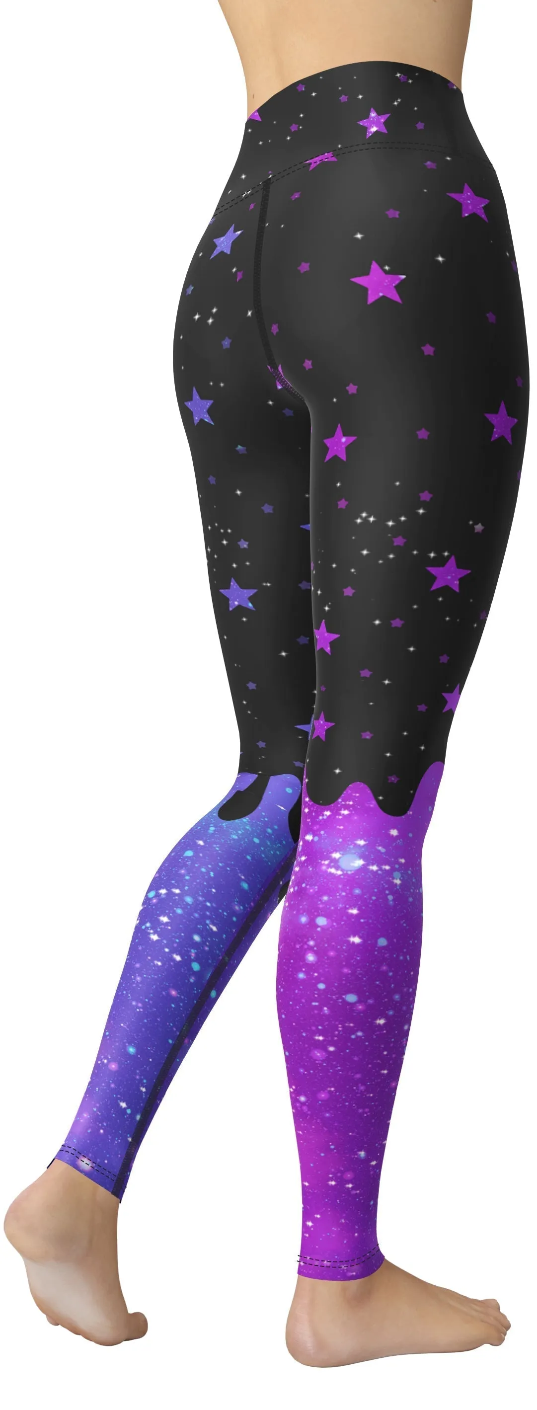 Melting Galaxy Yoga Leggings