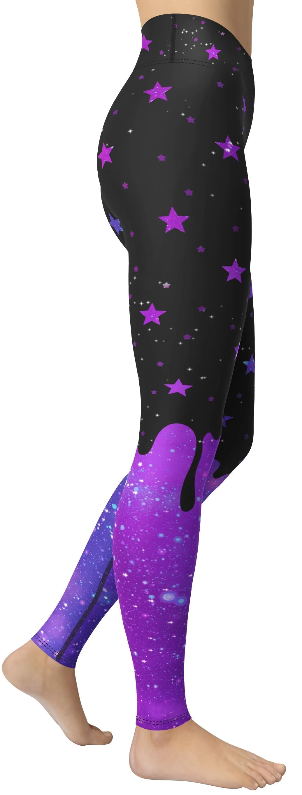 Melting Galaxy Yoga Leggings