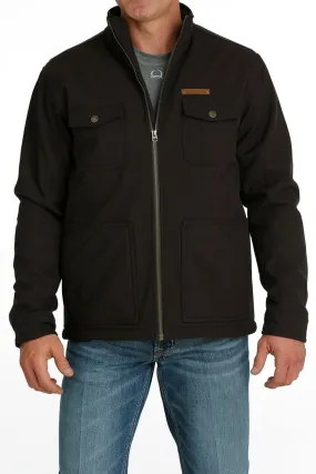 MEN'S CONCEALED CARRY BONDED JACKET - BROWN