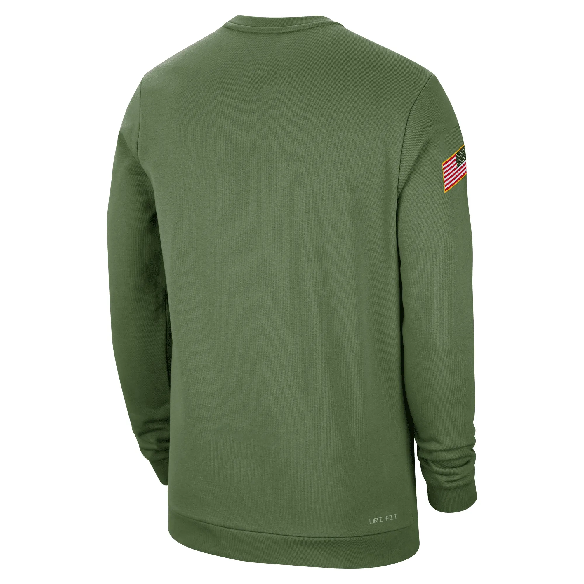 Men's Nike Olive Arkansas Razorbacks Military Pullover Sweatshirt