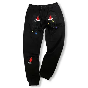 Men's Roku Studio God Will Rise Joggers Black