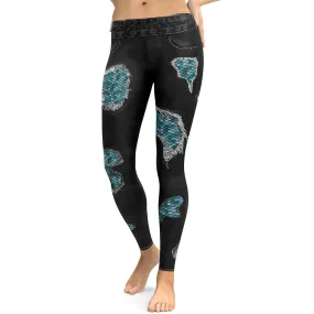 Mermaid Scales Leggings