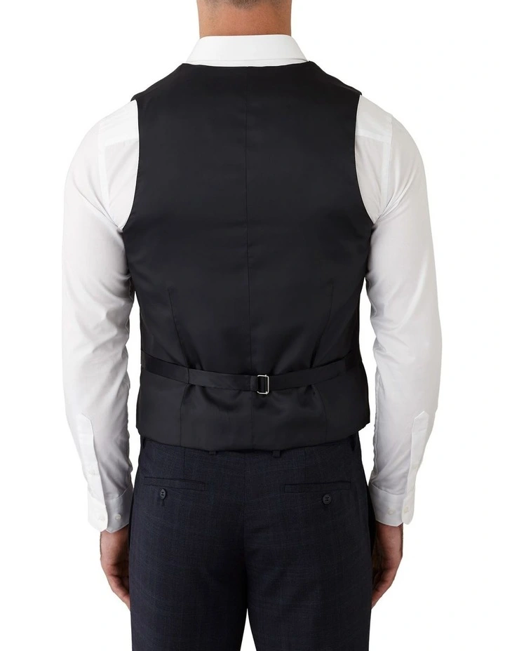 Mighty Slim Fit Vest in Navy