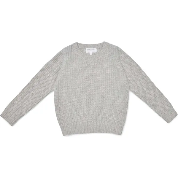 Mika & Milo Fisherman Jumper, Grey