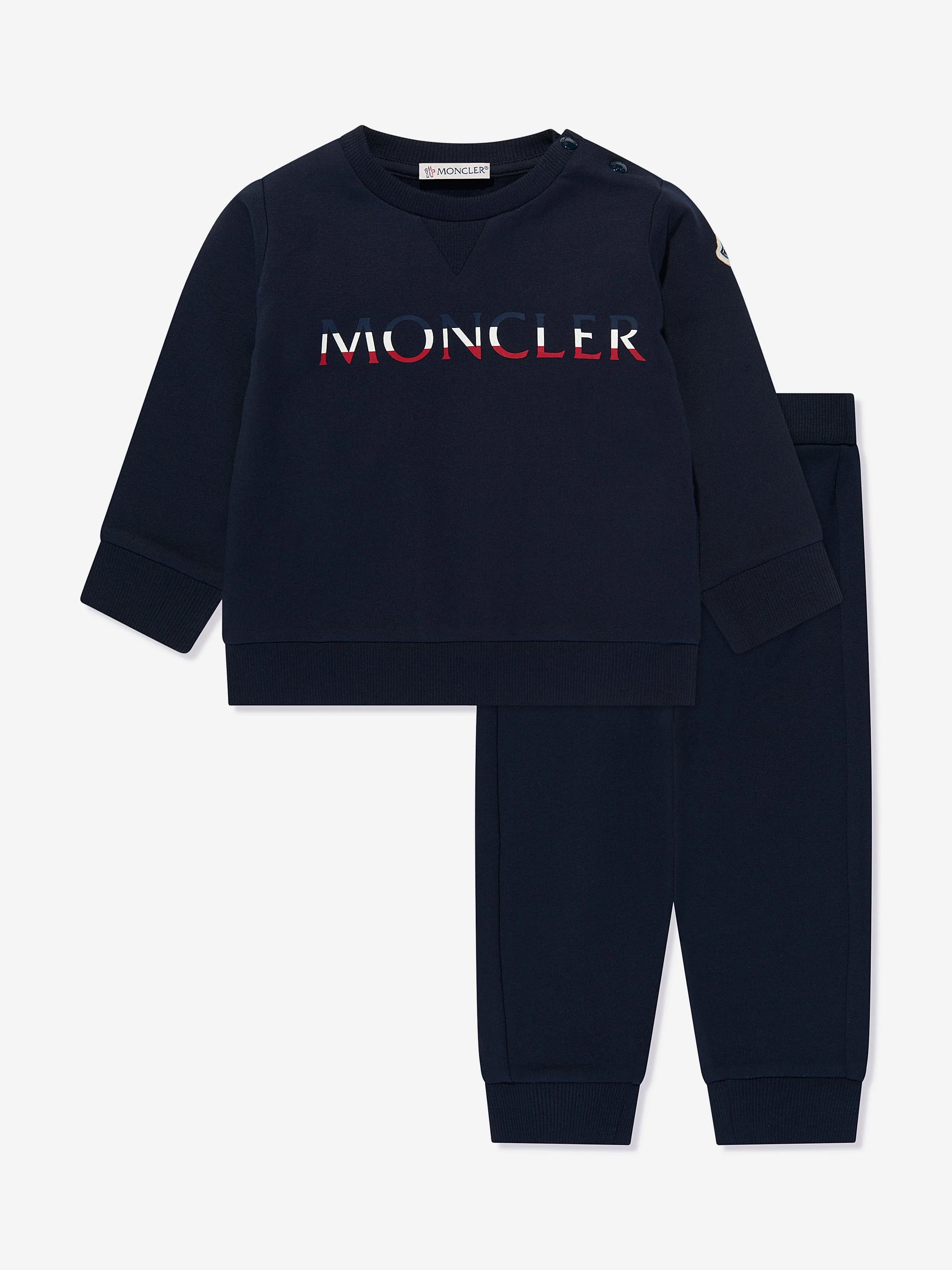 Moncler Enfant Baby Boys Logo Tracksuit in Navy