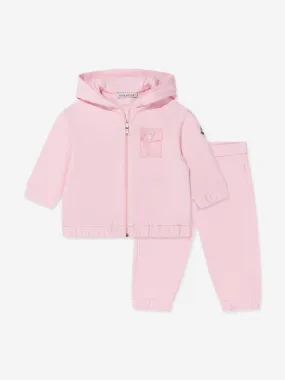 Moncler Enfant Baby Girls Pocket Tracksuit in Pink