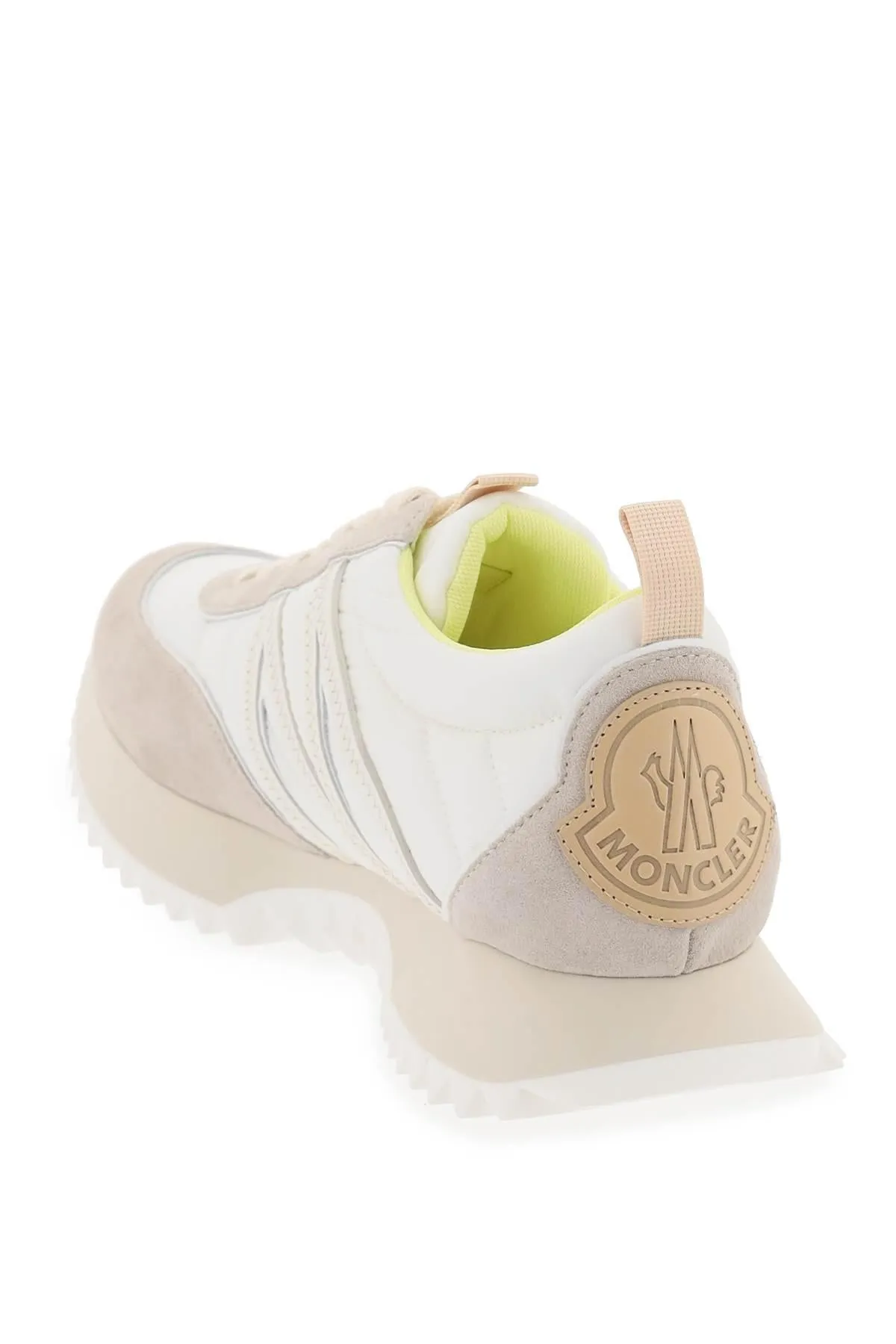 Moncler    Moncler Pacey Sneakers In Nylon And Suede Leather.