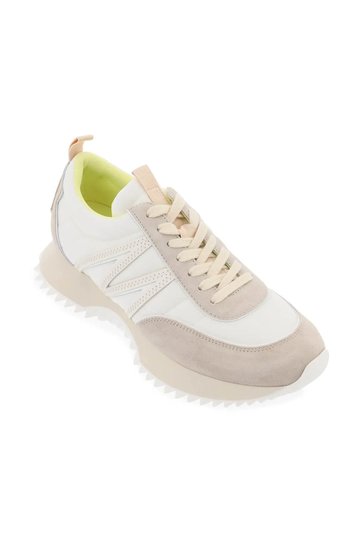 Moncler    Moncler Pacey Sneakers In Nylon And Suede Leather.