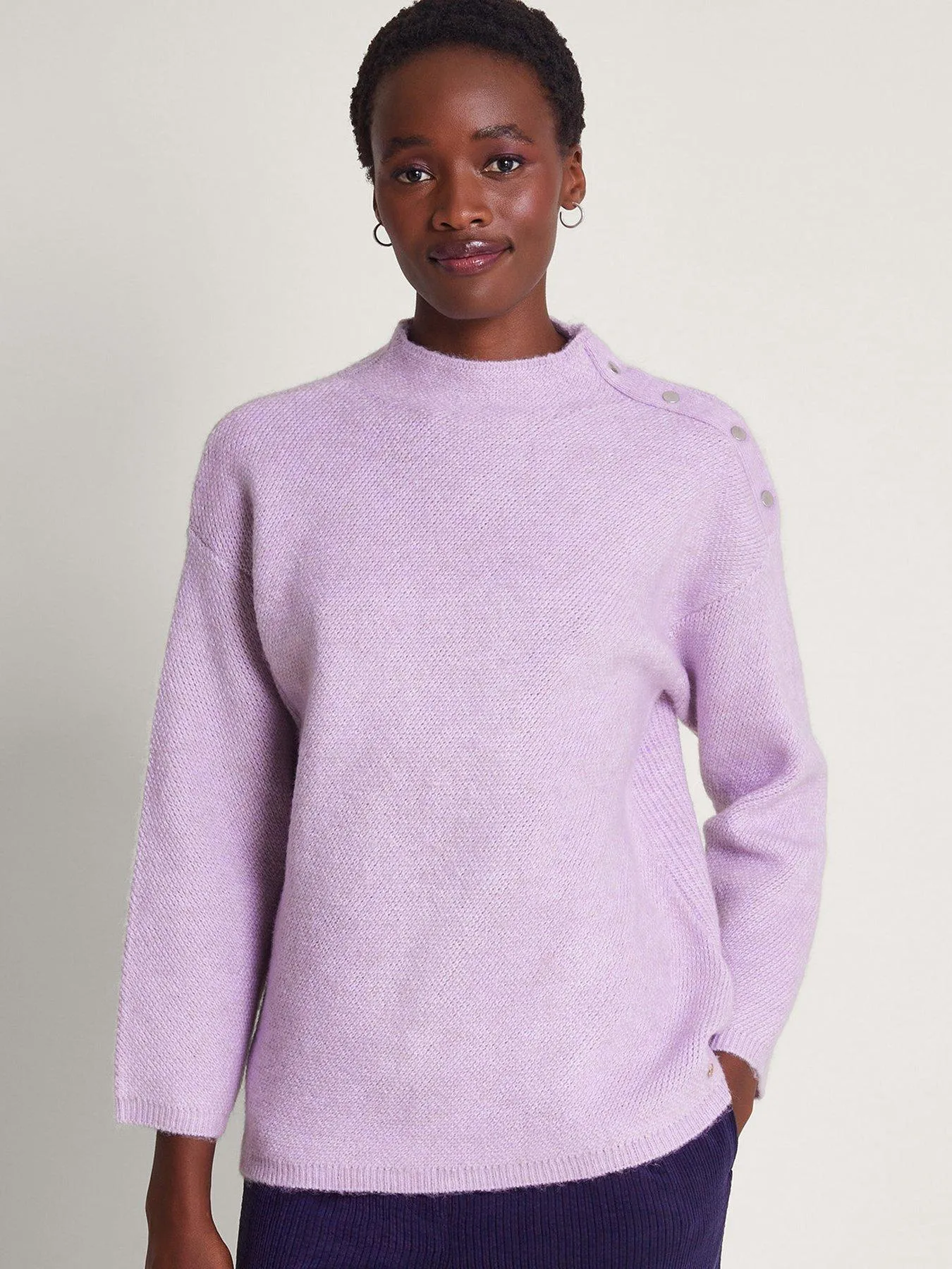 Monsoon Billie Button Jumper