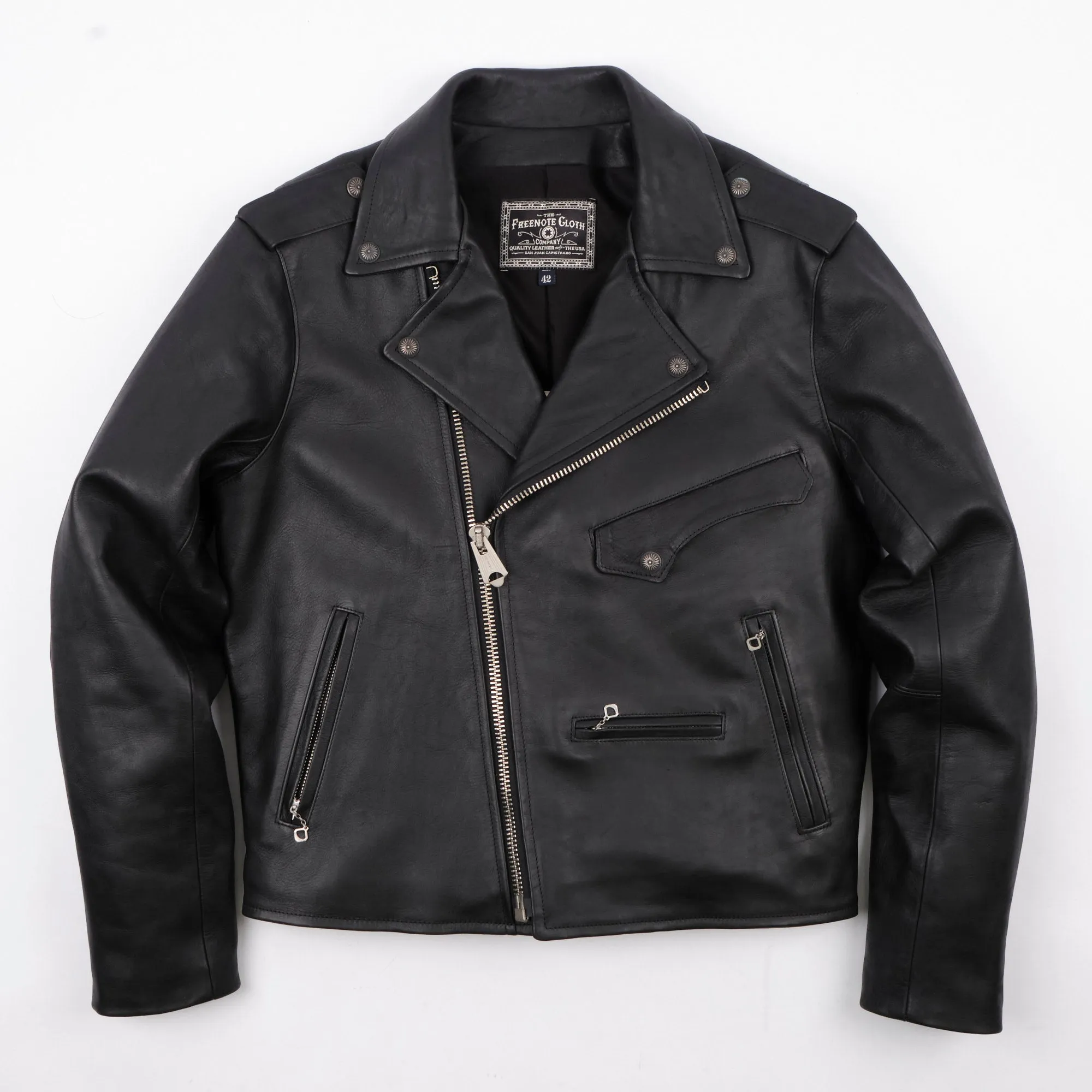 Mooch Moto Jacket Black Horsehide