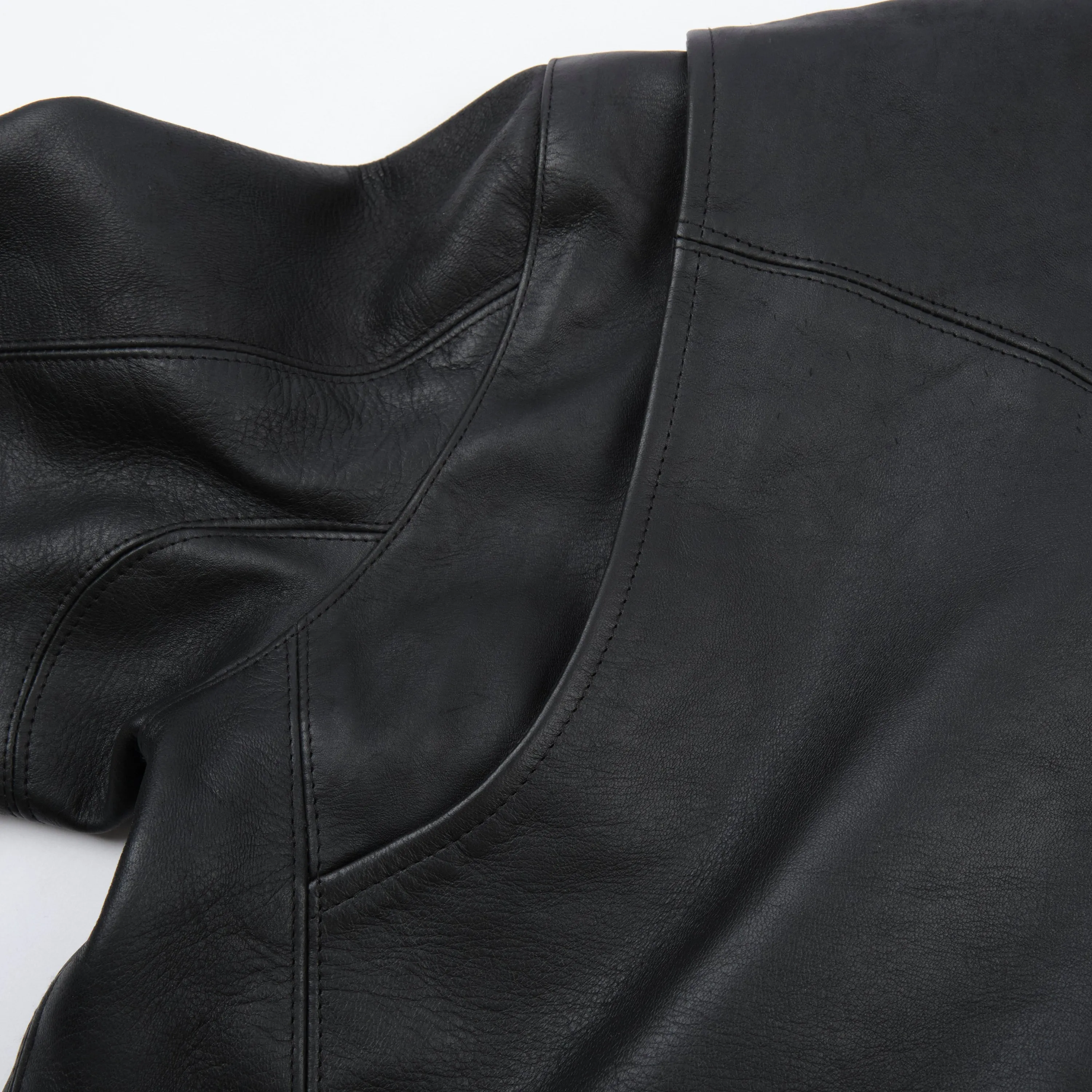 Mooch Moto Jacket Black Horsehide