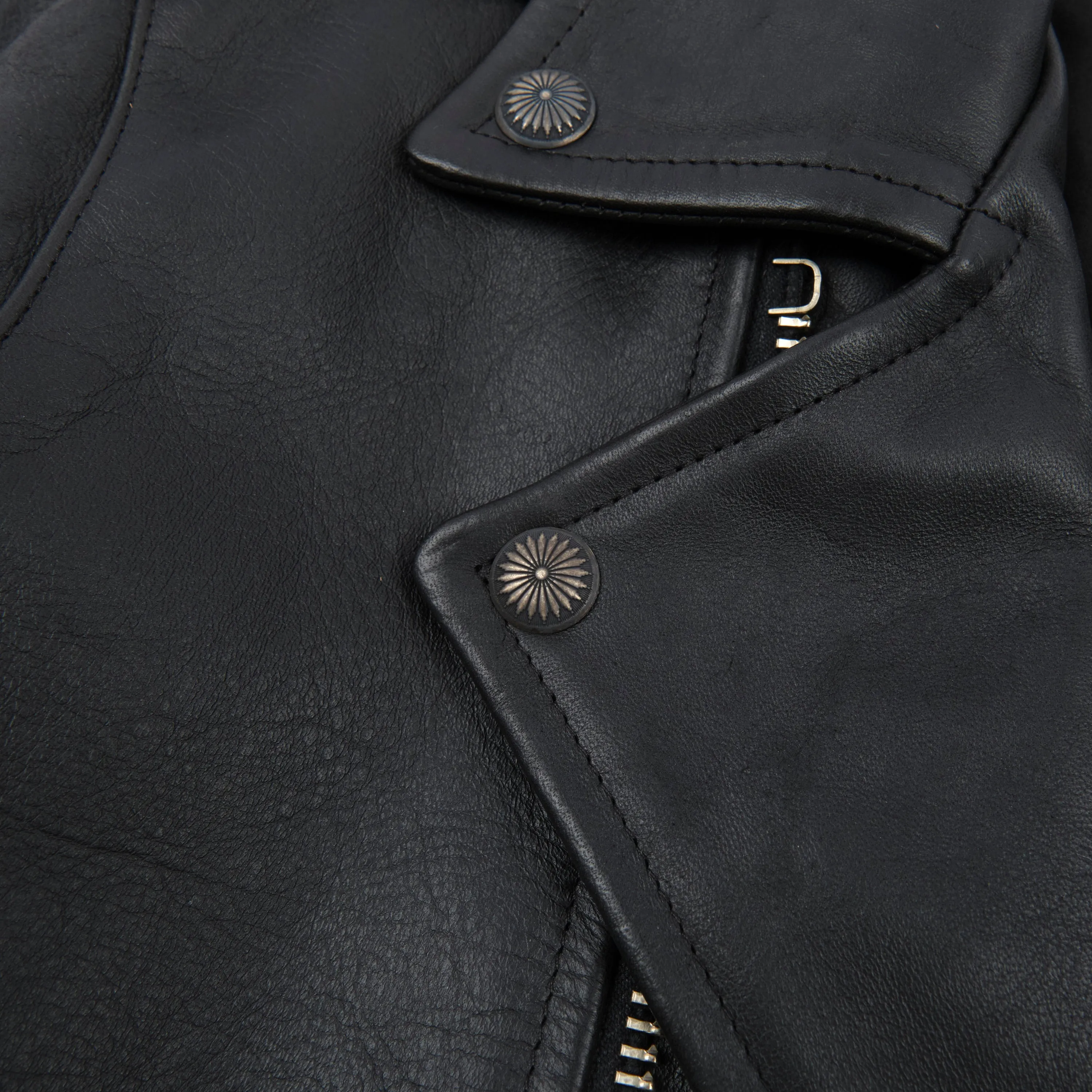 Mooch Moto Jacket Black Horsehide