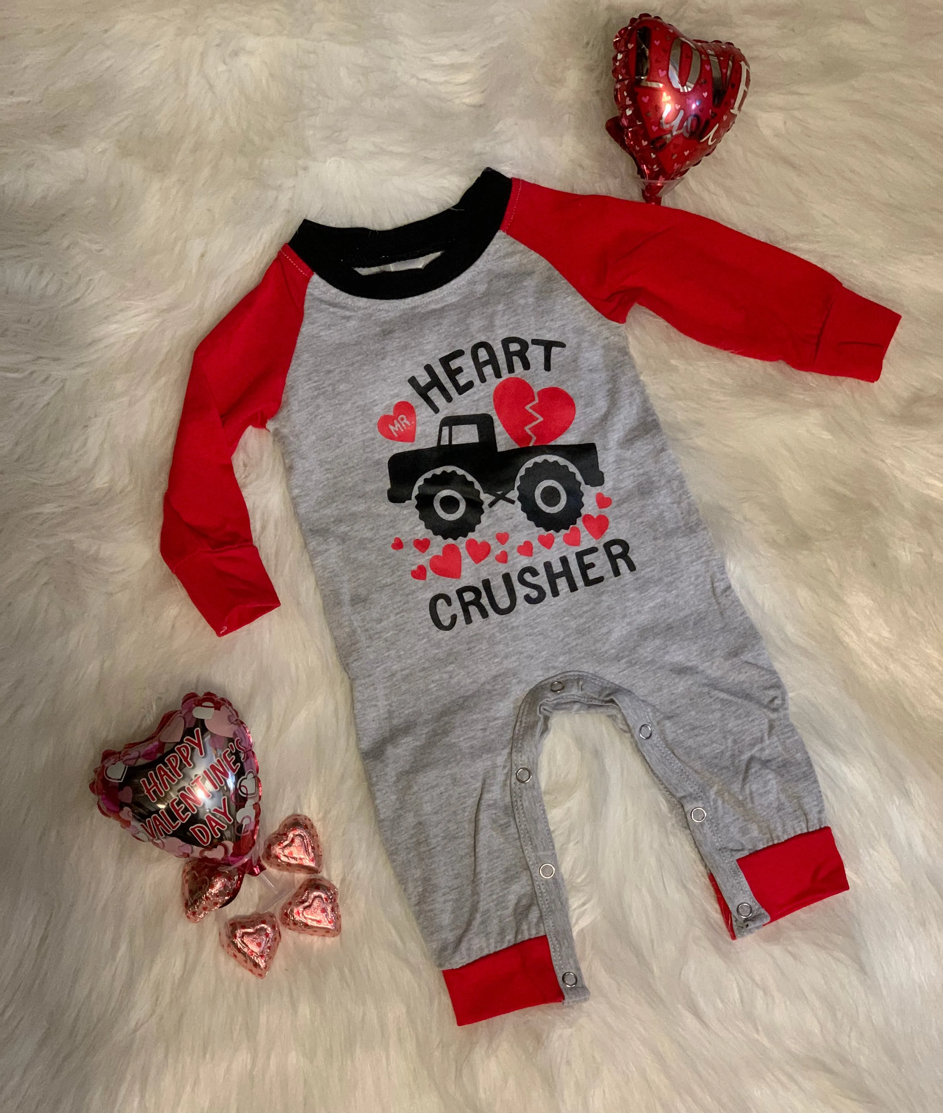 Mr. Heart Crusher Romper