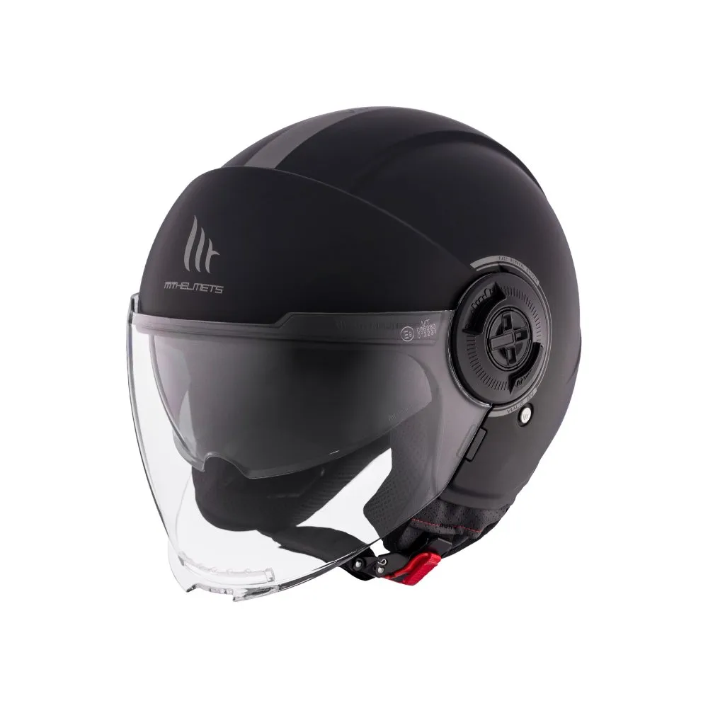 MT Viale S Plain Helmet - Matt Black